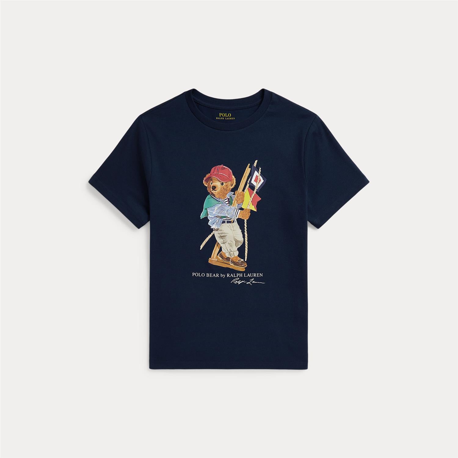 Cotton T-shirt Jersey Bear Newport Navy