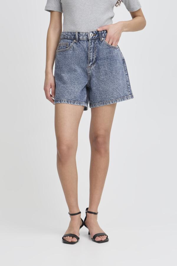 Aveny Shorts Medium Blue Stone Washed