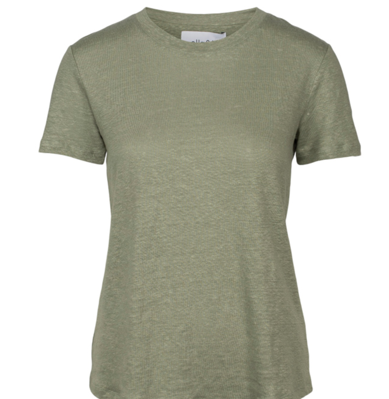 Jane Linen Tee Green