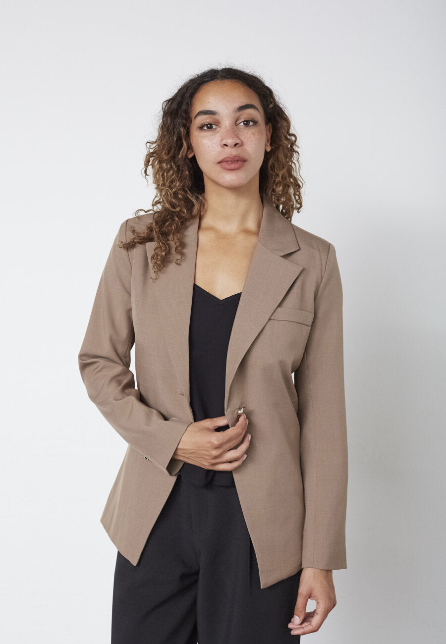 Viksa Blazer Sand Melange