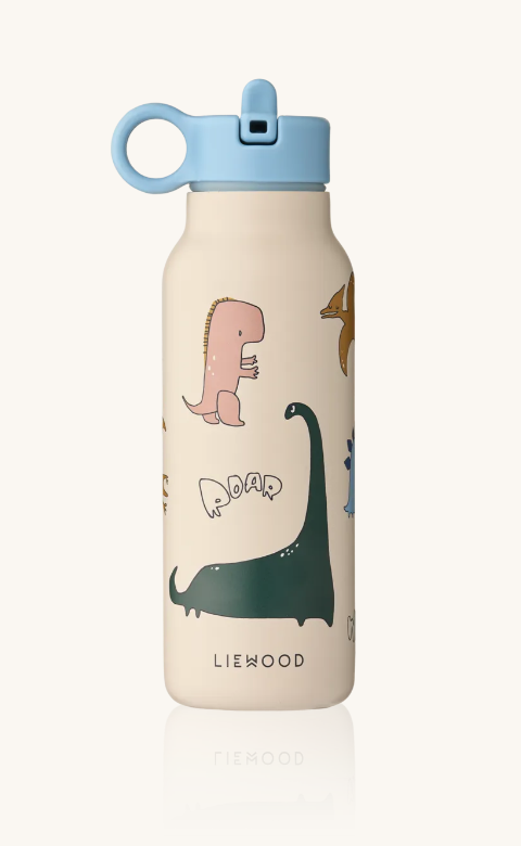 Falk Water Bottle 350 ml Dino roar/Sandy