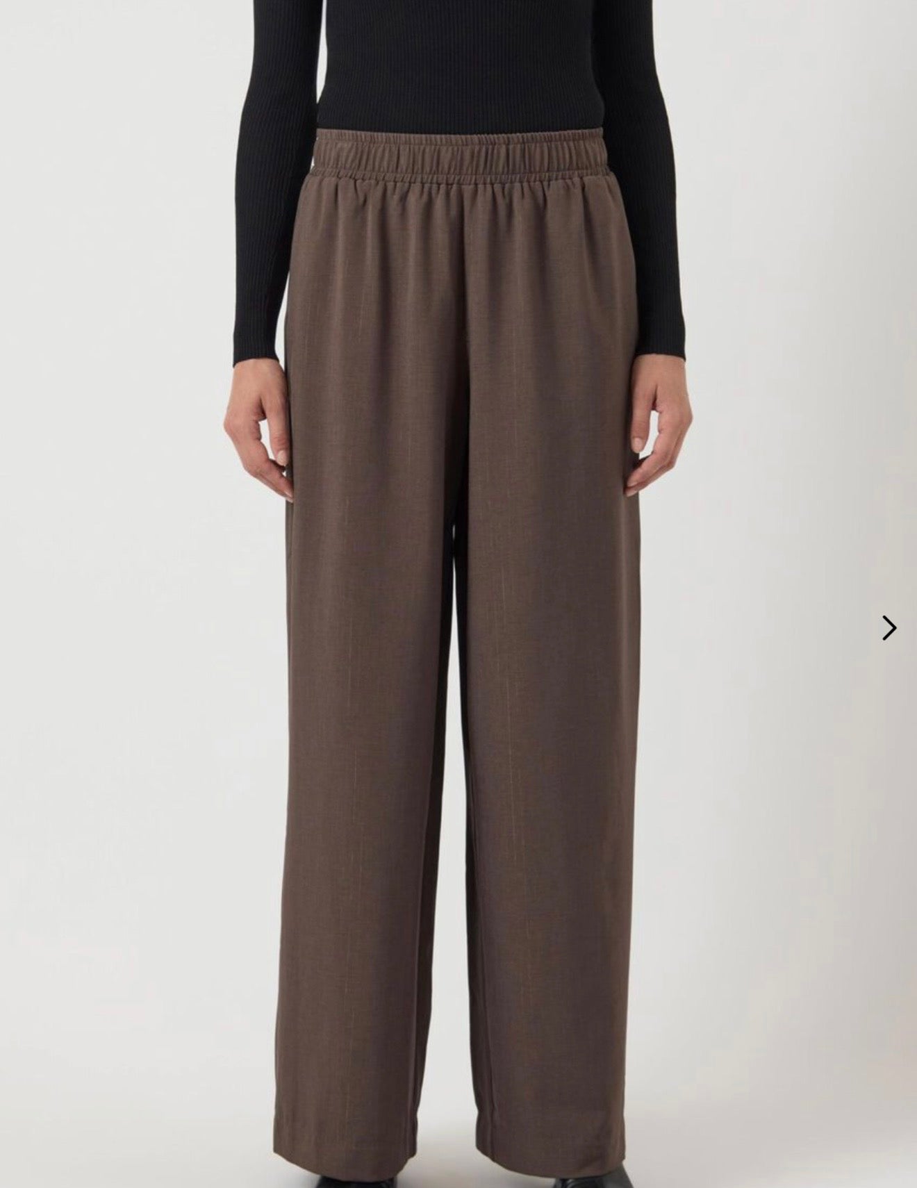 YASSHIMMA HMW Pant Chocolate Brown Metalli