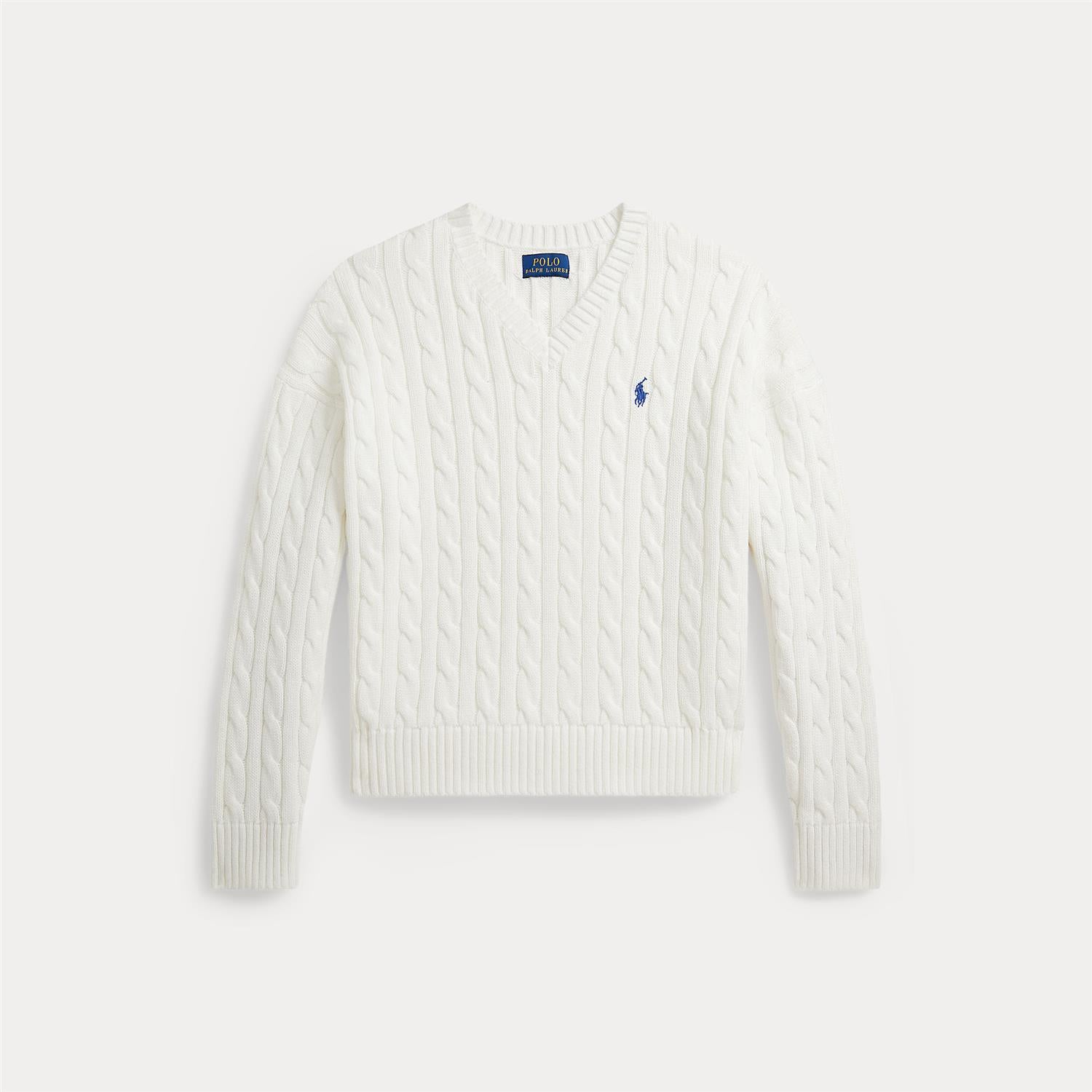 Cotton Pullover Deckwash White