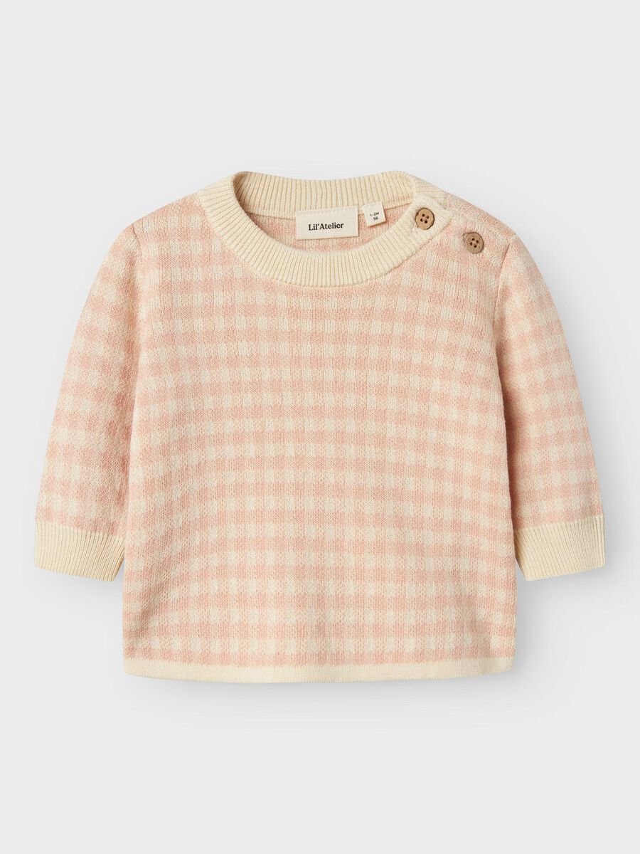 Nadie Langermet Loose Knit Cameo Rose