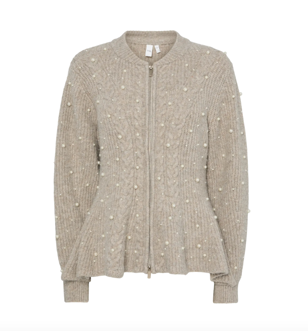 YASPEMINA LS Knit Cardigan Fungi