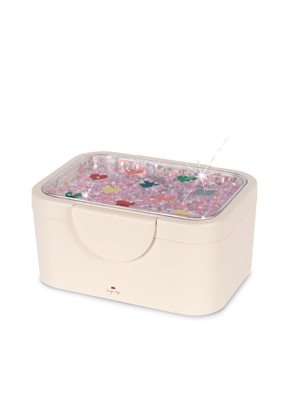 Glitter Lunch Box Bon Coeur Coloré