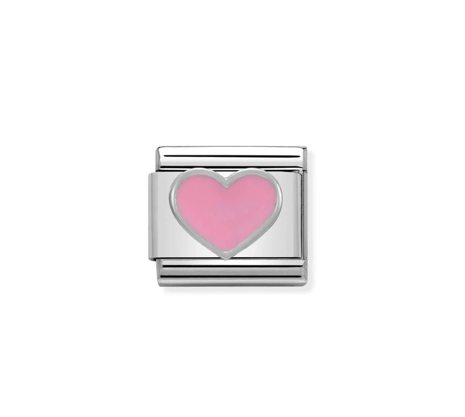 Pink Heart Silver