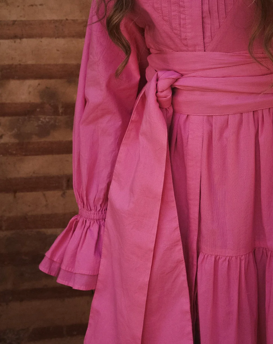 Coco Cotton Dress Pink
