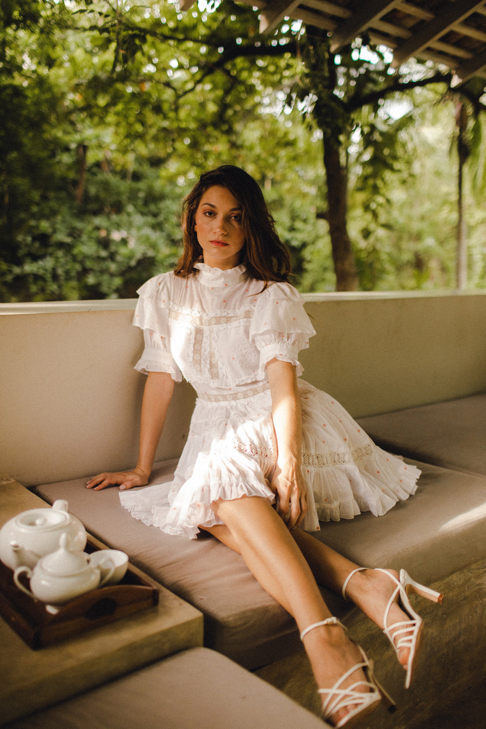 Iro Mini Dress White Papaya