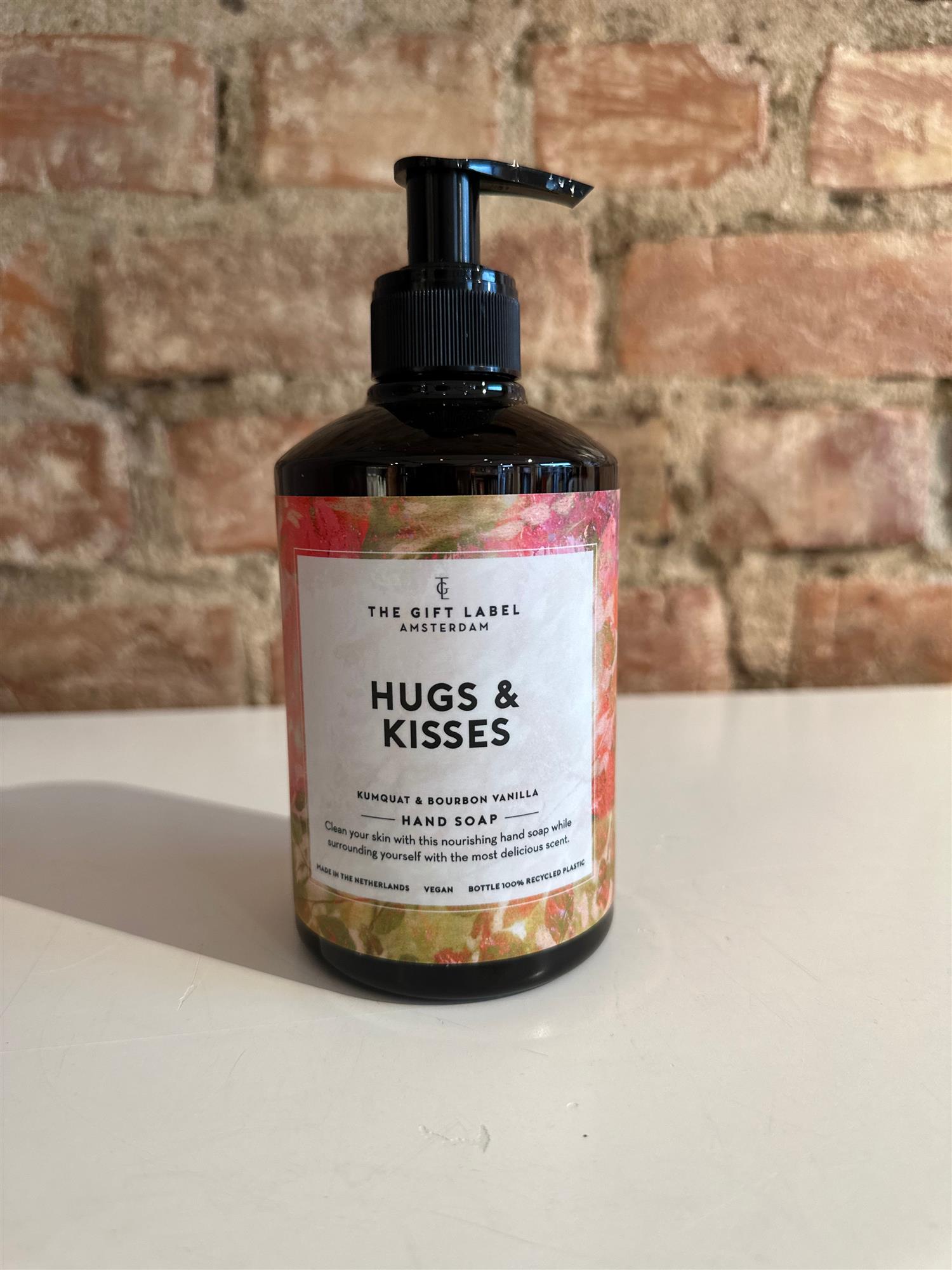 Hand Soap Hugs & Kisses Pink Leaves