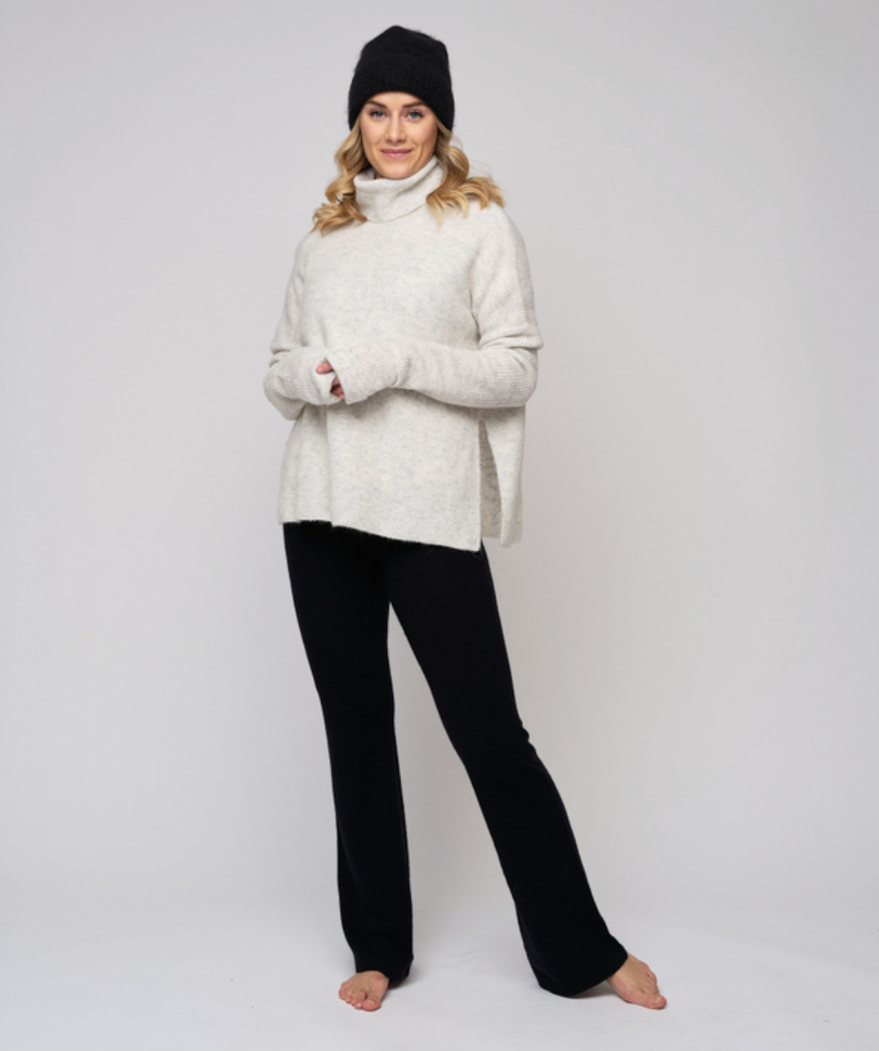 Silje Chunky Hat Black