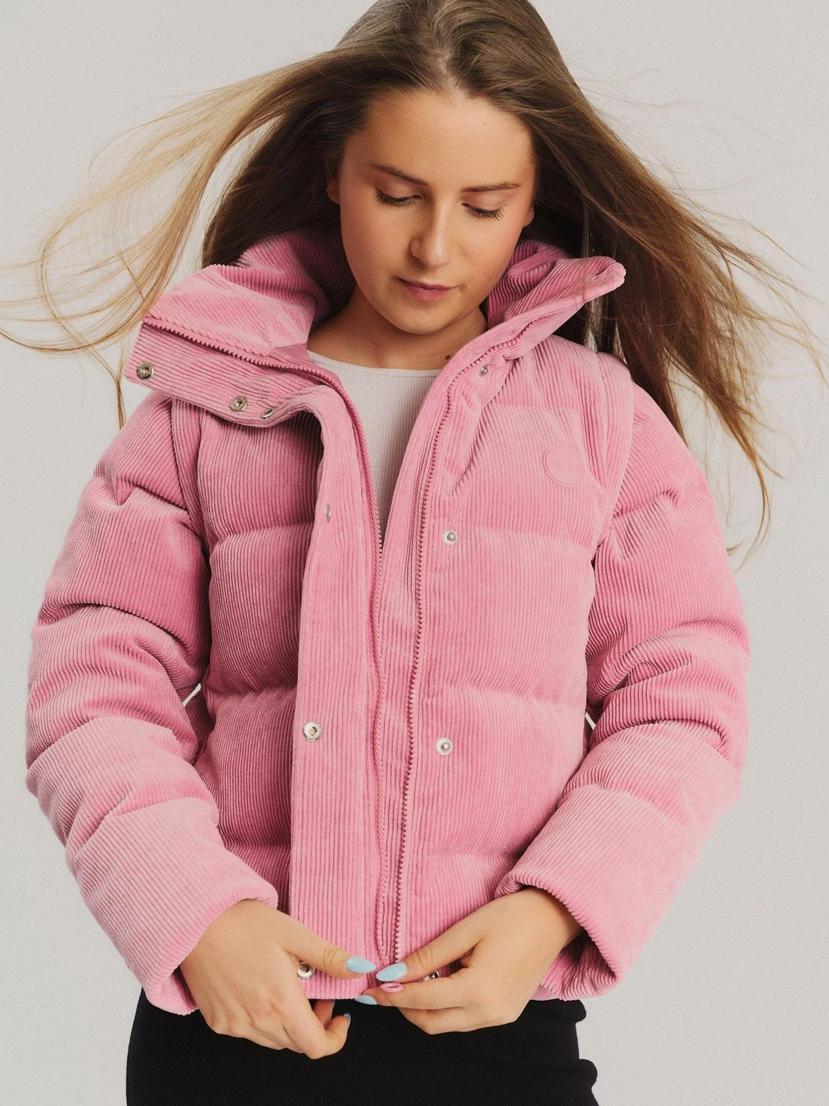 KIDS Illy Cord Jacket Blush Pink