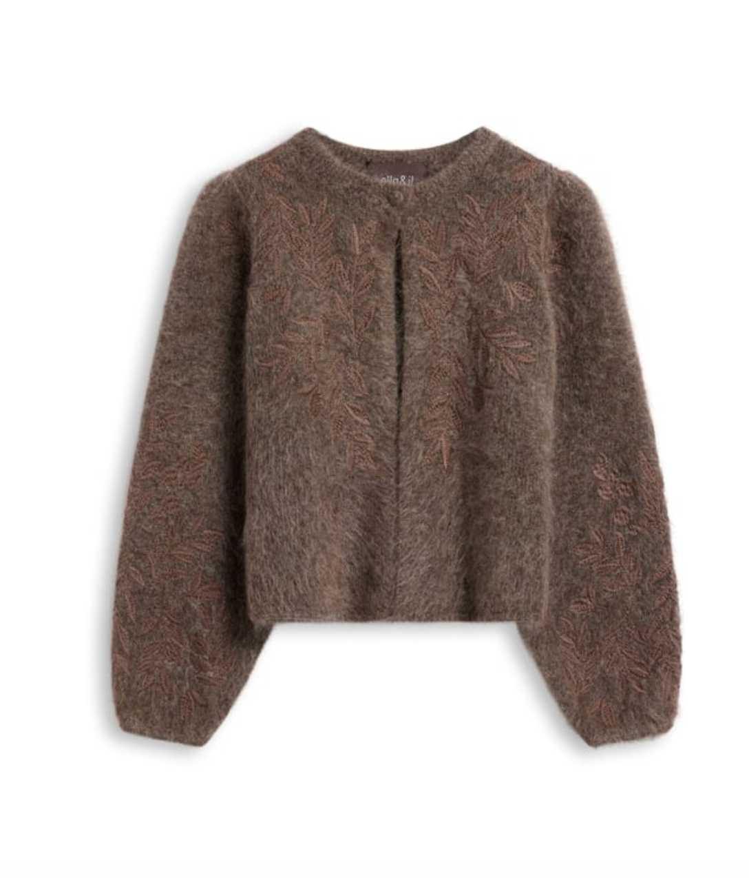 Amie Chunky Cardigan Brown