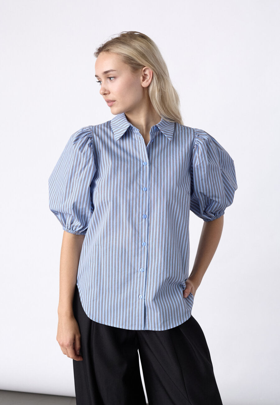 Ella Shirt Blue Stripes