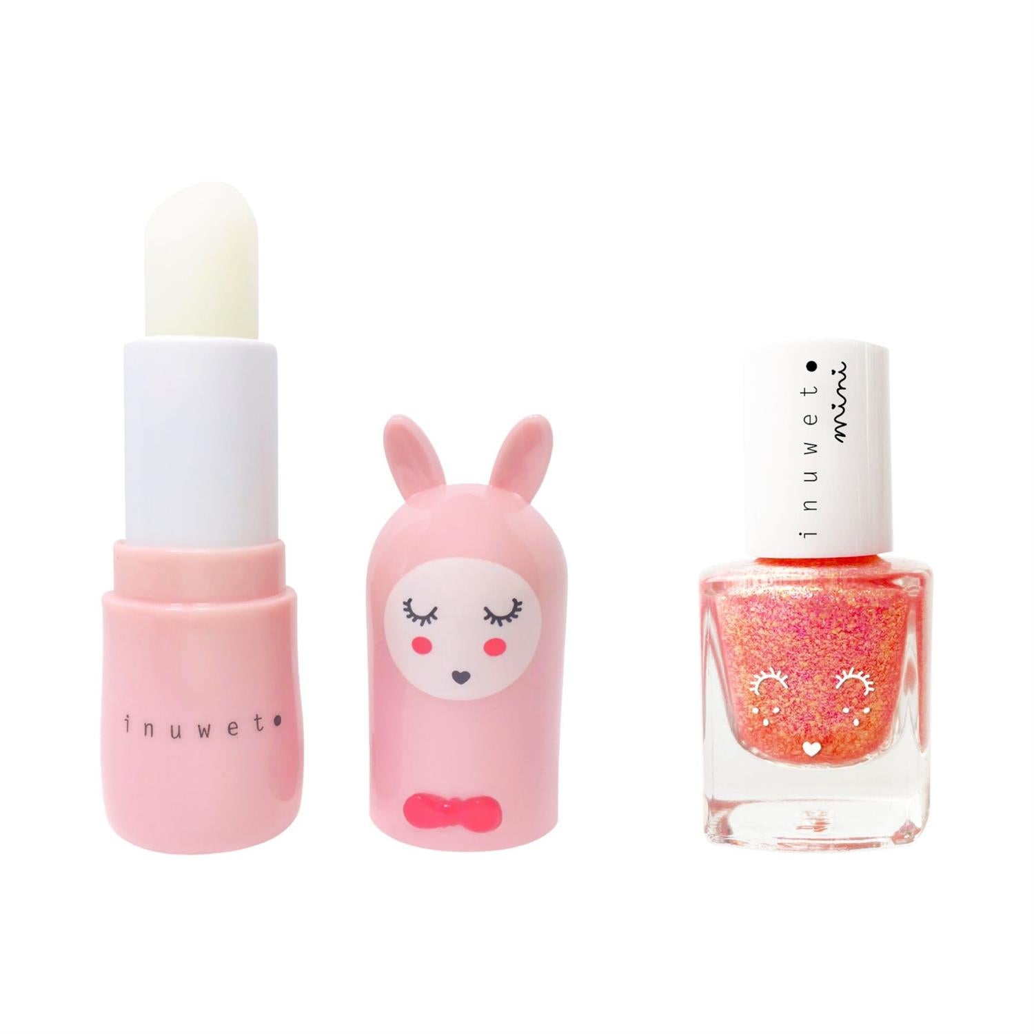 Duo Kids Strawberry: Strawberry Lip Balm + Strawberry Nail Polish