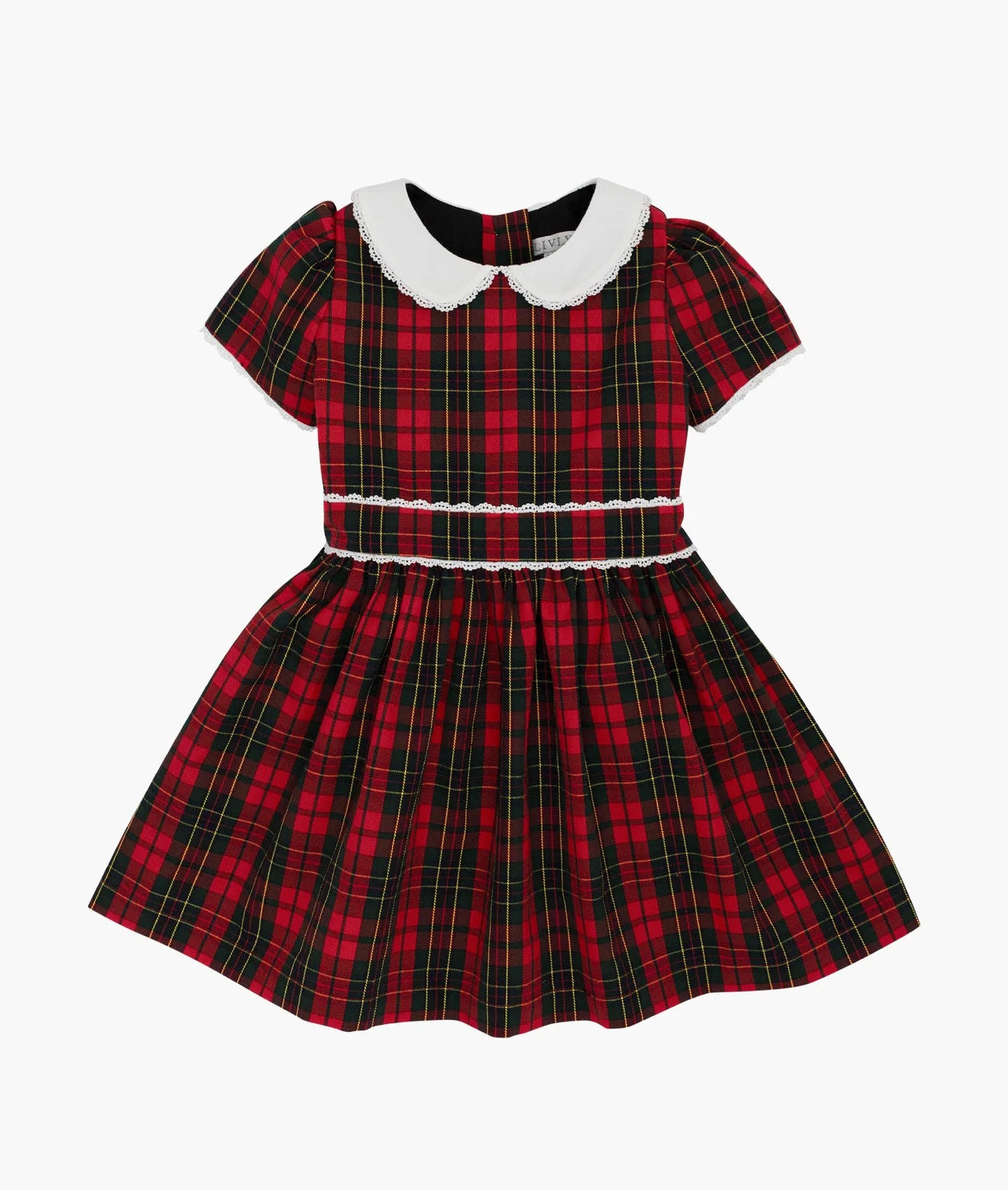 Plaid Fanny Dress Red Plaid