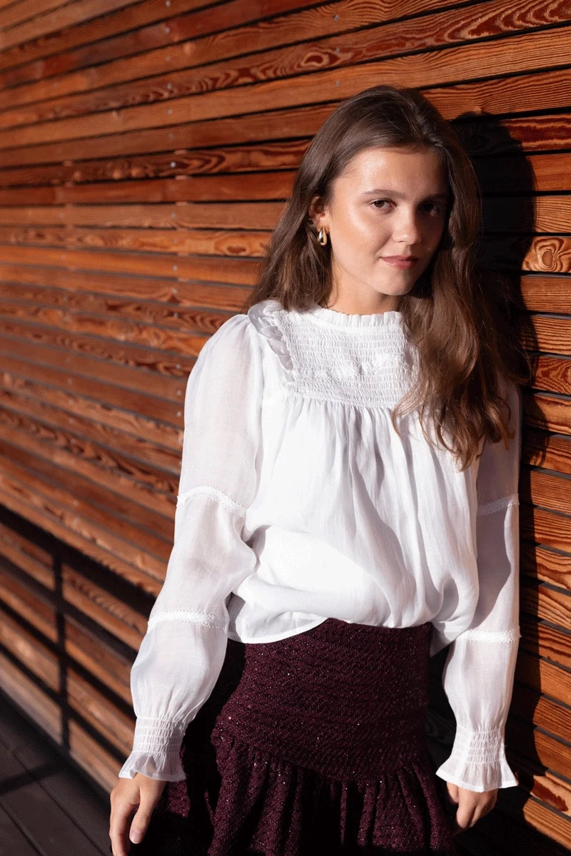 Saga Blouse White