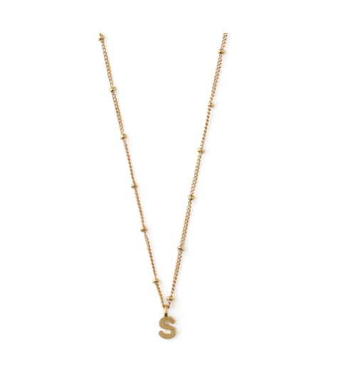 Initial S Necklace