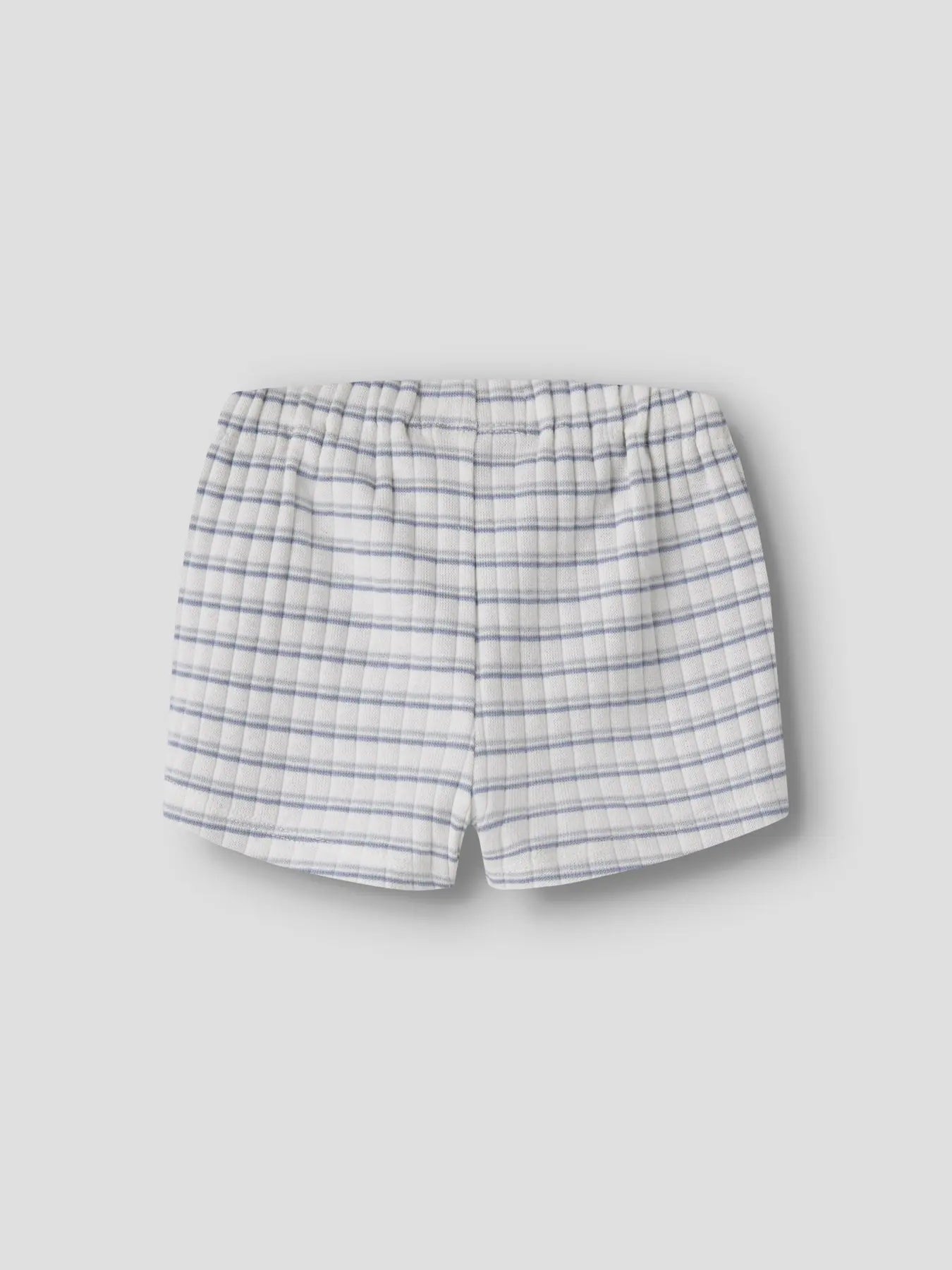Haldur Loose Shorts Coconut Milk/Dusty Blue
