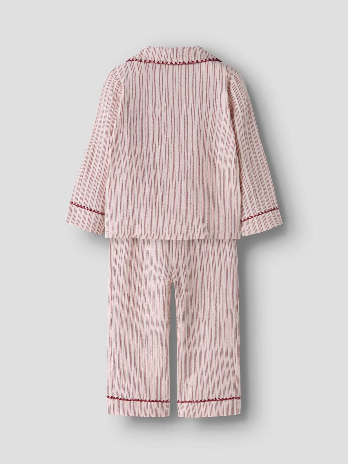 Sage Nun Pyjamas Set Turtledove/Biking Red