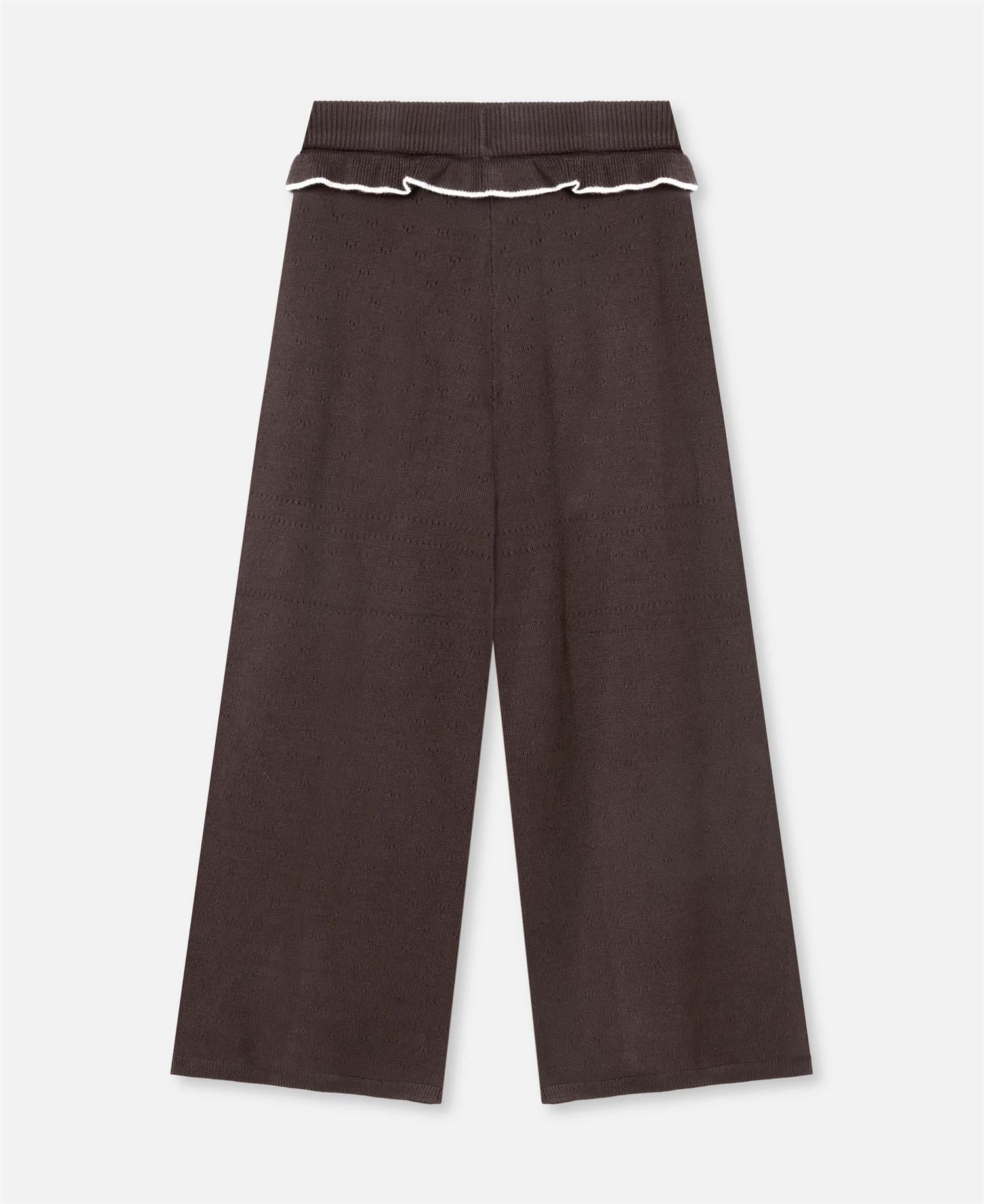 Fame Contrast Pant Coffee Bean/Sandshell