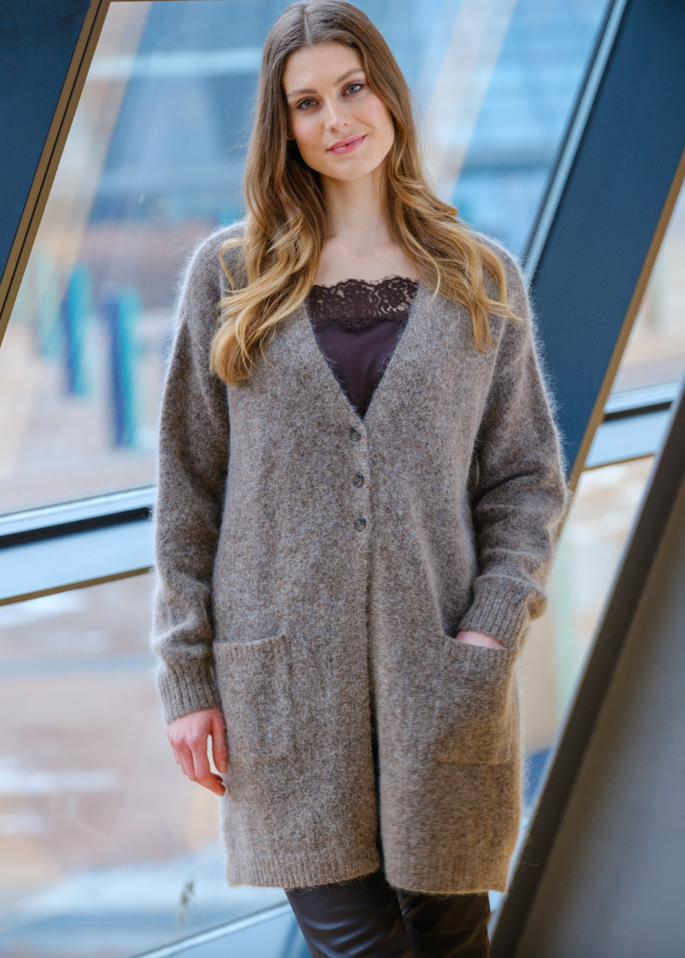 Carnaby Cardigan Cappuchino