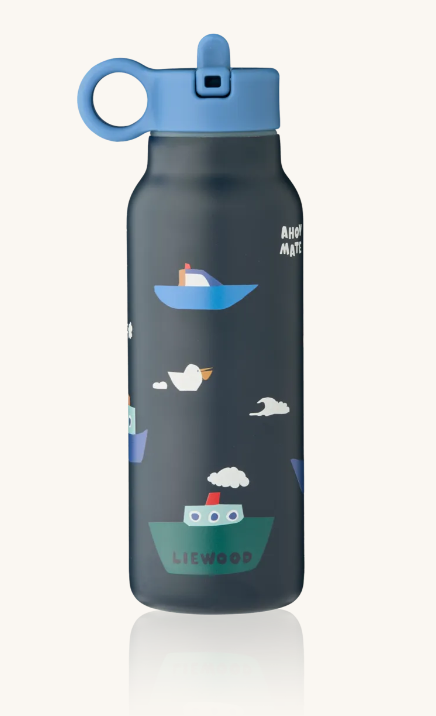 Falk Water Bottle Sailing/Classic Navy