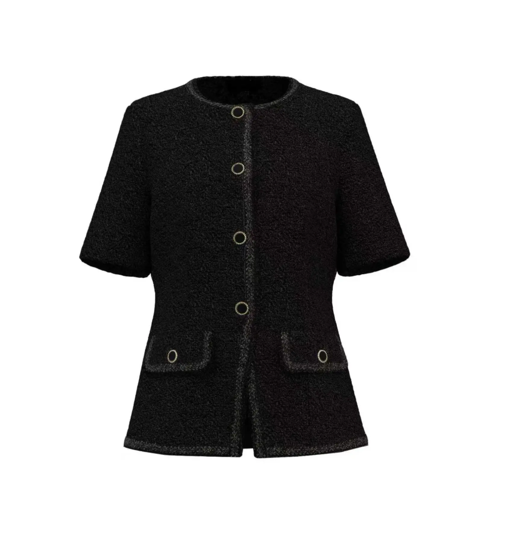 YASSELINA SS Blazer Jacket Black