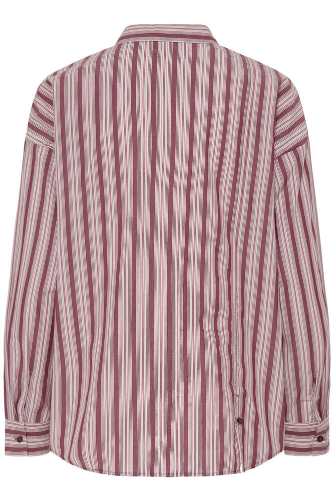 Fluca Shirt Rhododenron Stripe