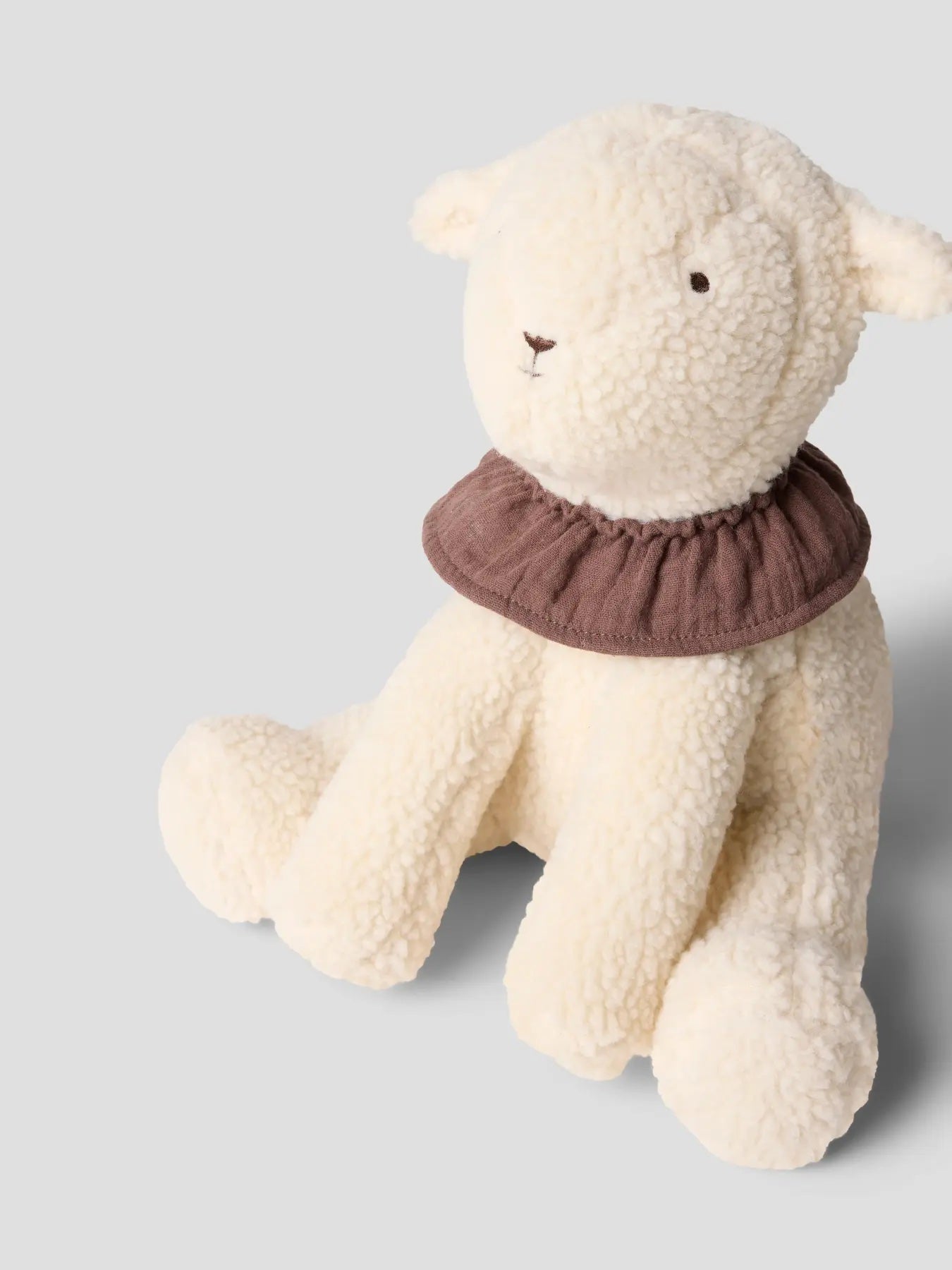 Noa Sheep Sherpa Toy Turtledove Teak
