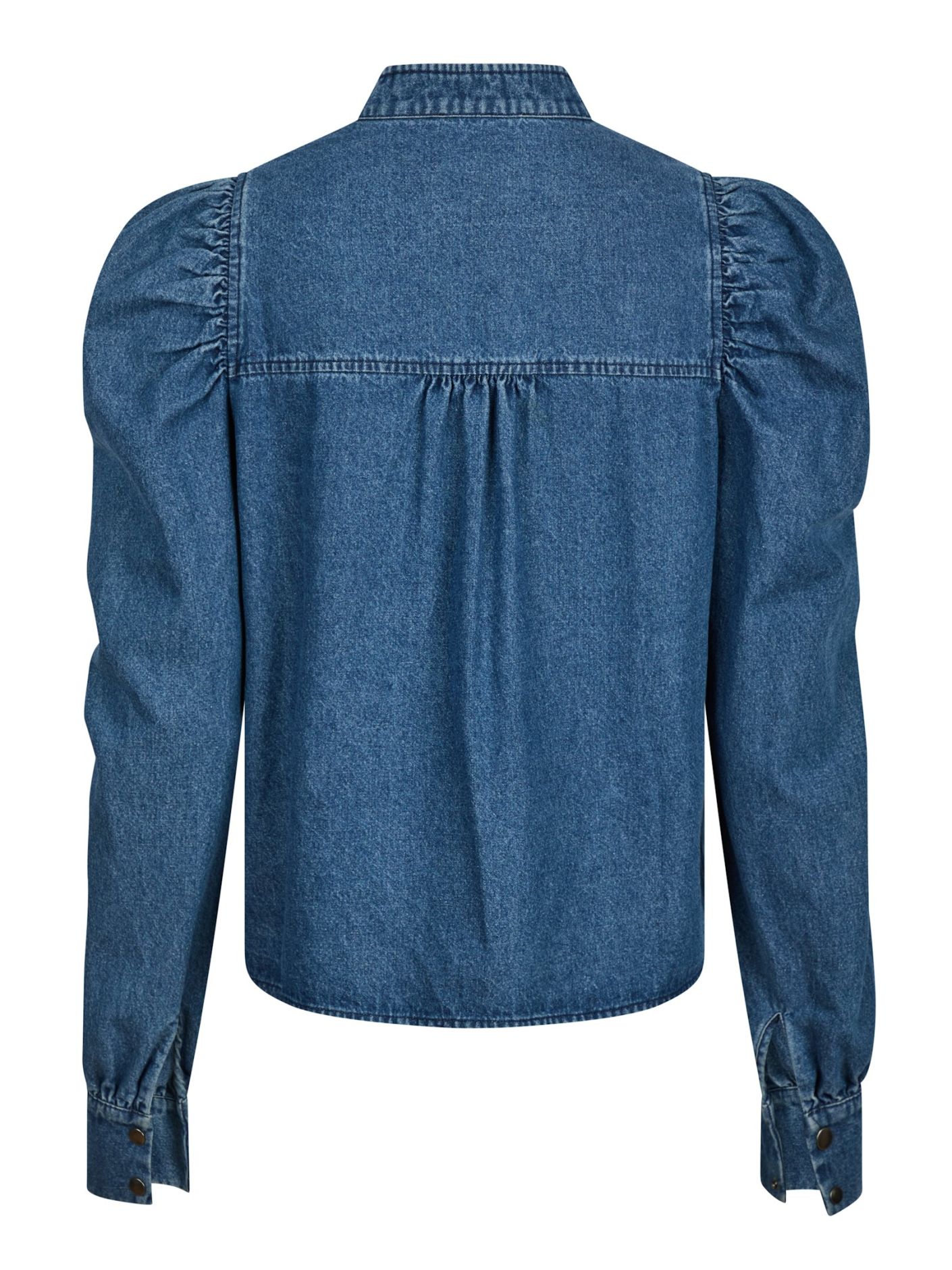 Rosslyn Denim Blouse Blue