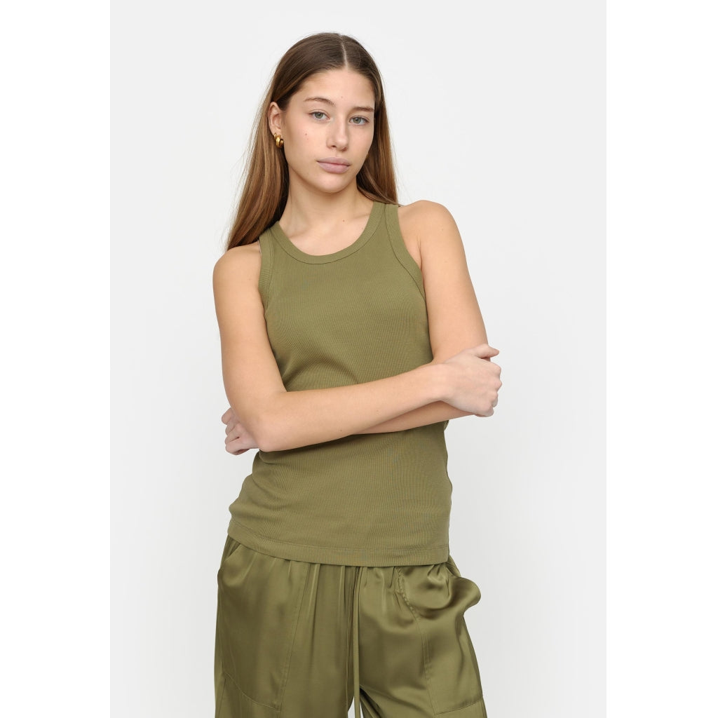 Adelynn Tank Top Martini Olive