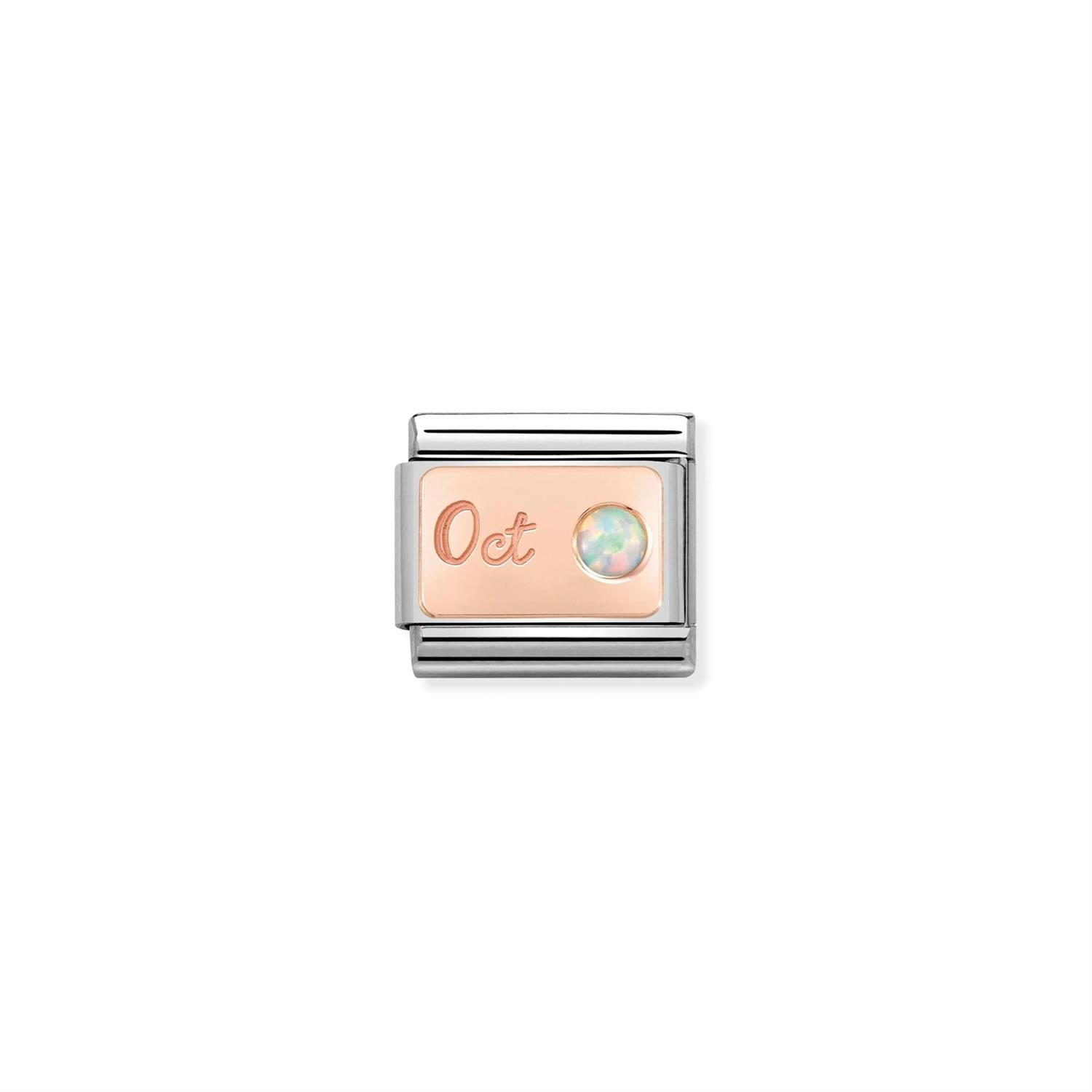 Birthstone October Rose Gold
