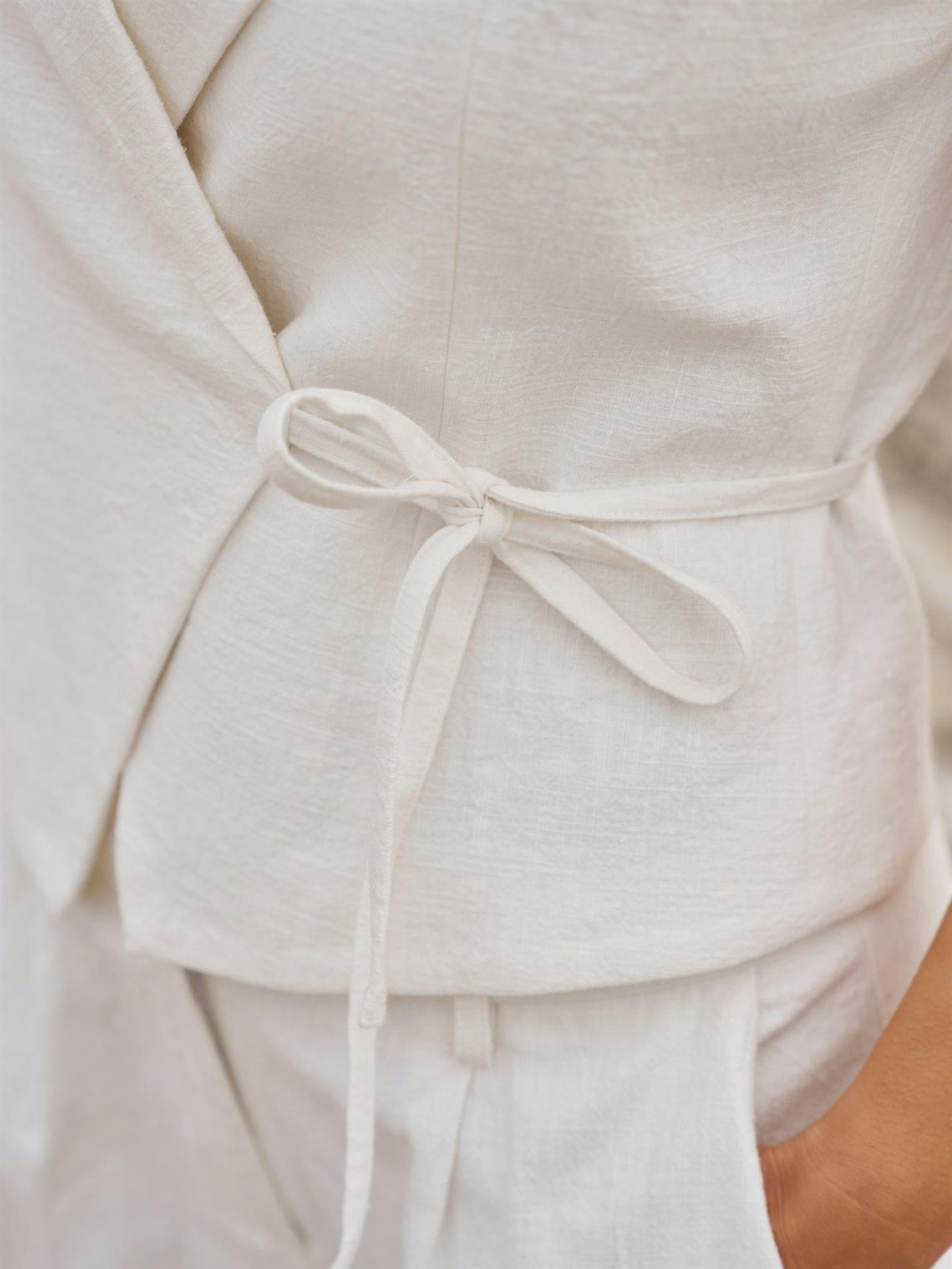 Salima Ramie Waistcoat Off White
