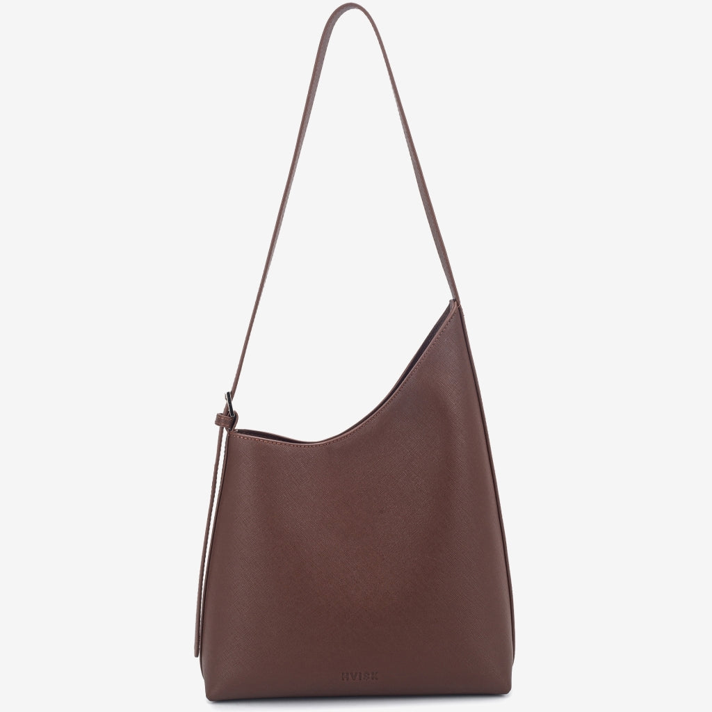 Nova Saffiano Dark Brown