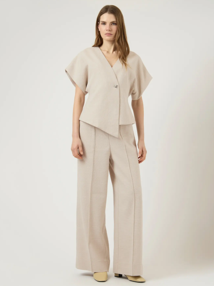 Yascomira Highwaist Pant Oatmeal