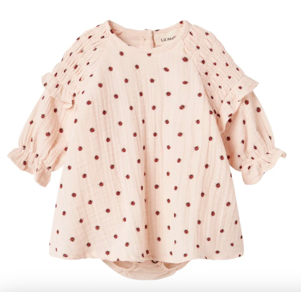 Lilia Langermet Loose Shirt Body Silver Peony