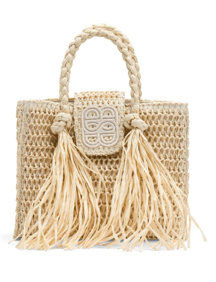 Sigrid Straw Bag Beige