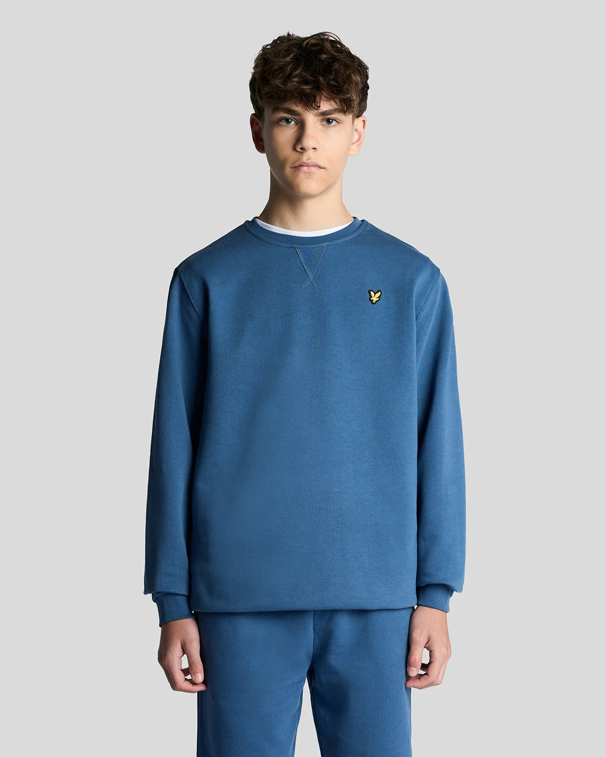 Crew Neck Sweatshirt Dark Cornflower