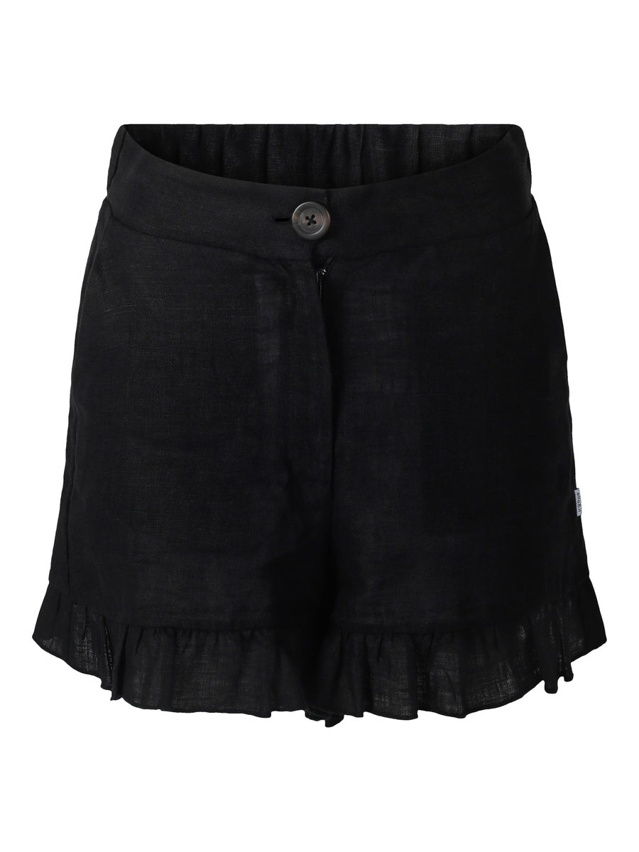 Mynthe Linen Shorts Black