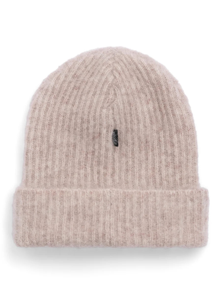 Silje Chunky Hat Beige Melange