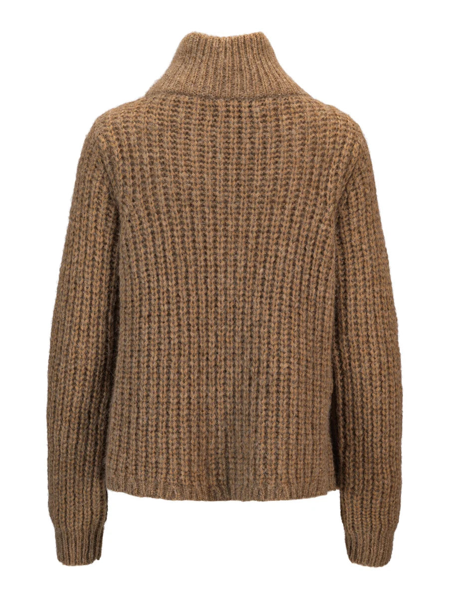 Vicky Chunky Cardigan Camel