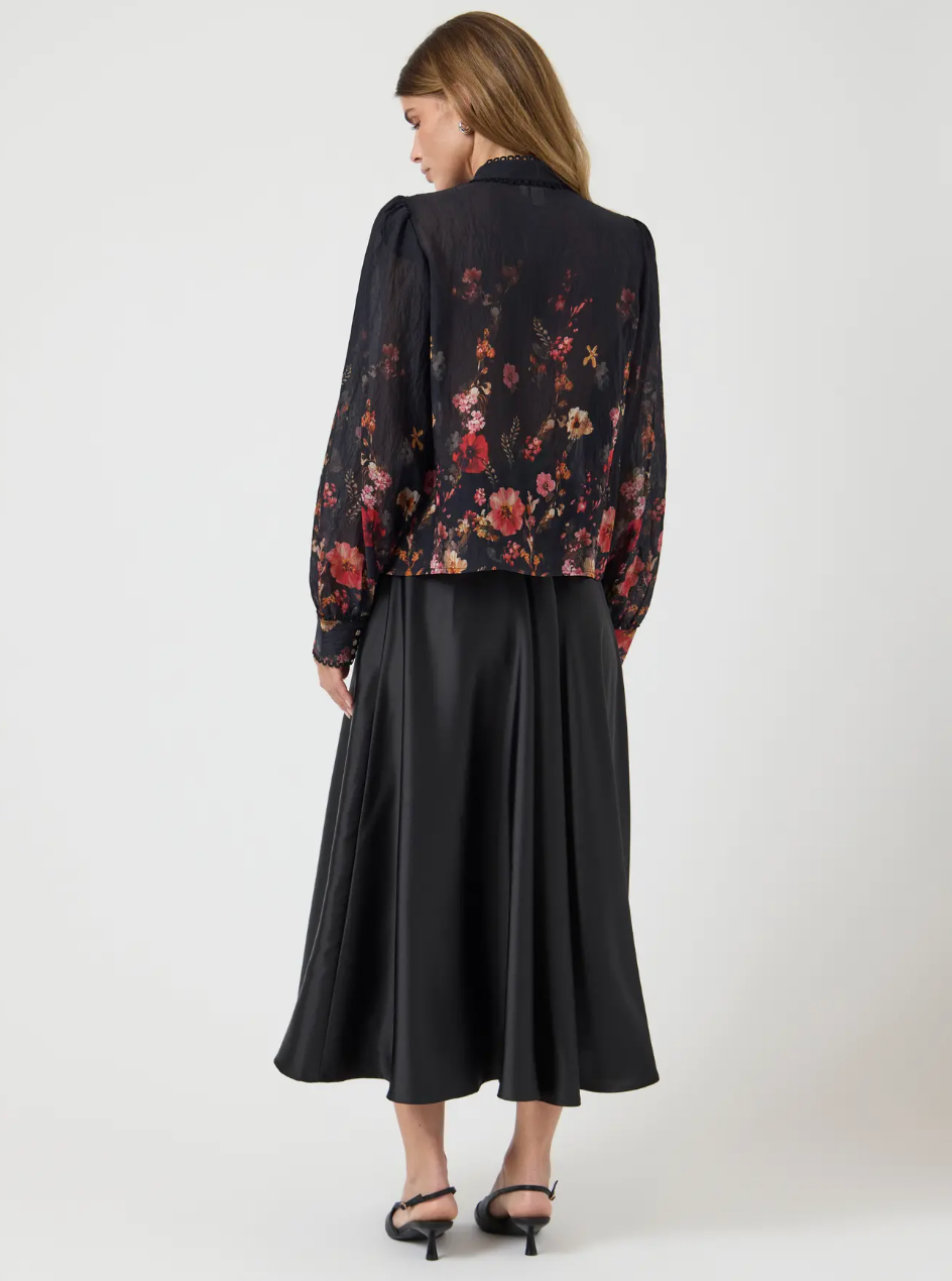 YASROMANTICA LS Shirt Black/Romantica