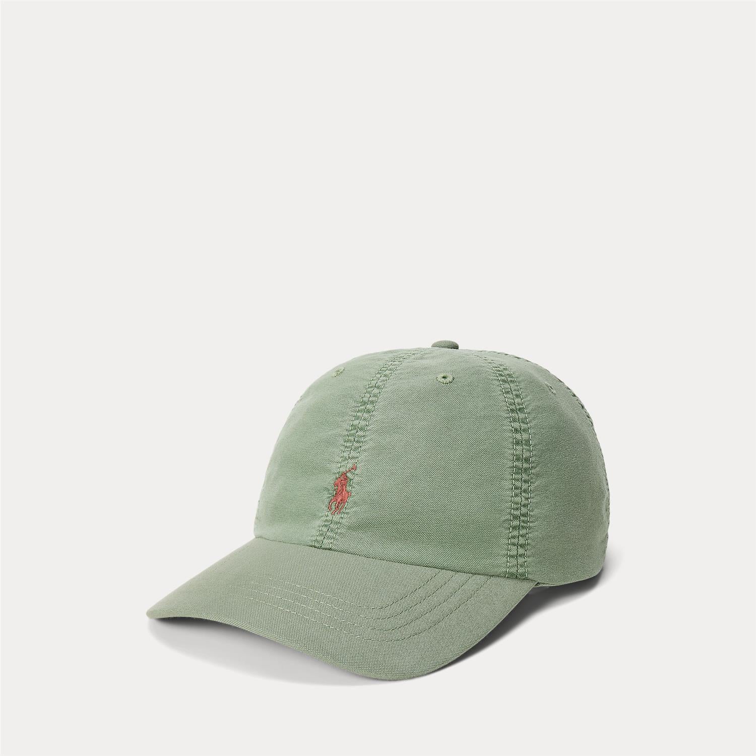 Cotton Oxford Ball Cap Cargo Green