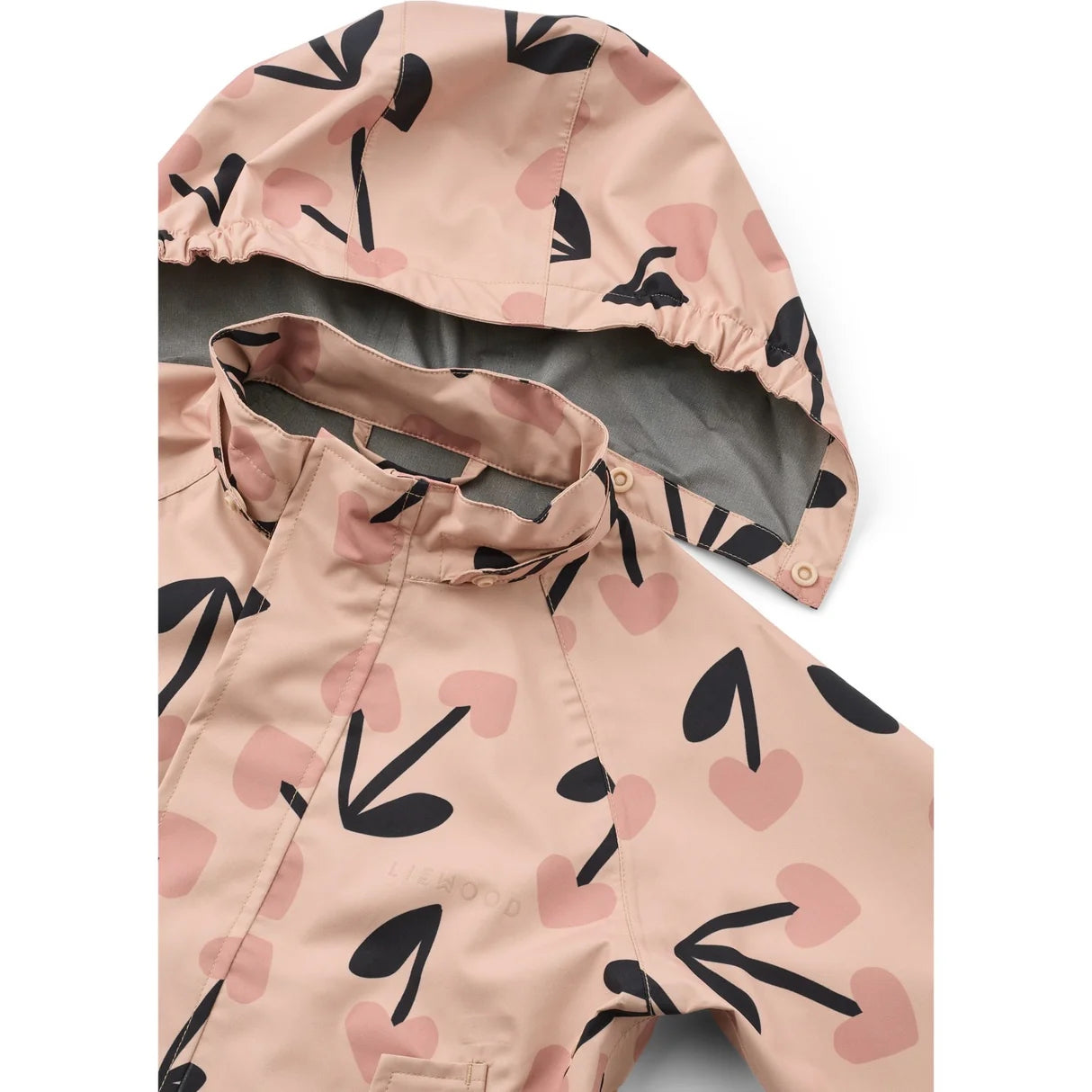 Pedia Rainwear Set Mega Cherry Heart/Rosey Mix