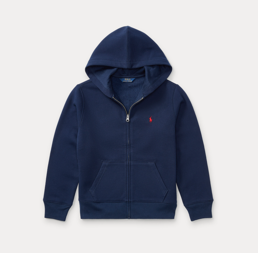 Fleece Full-Zip Hoodie Cruise Navy
