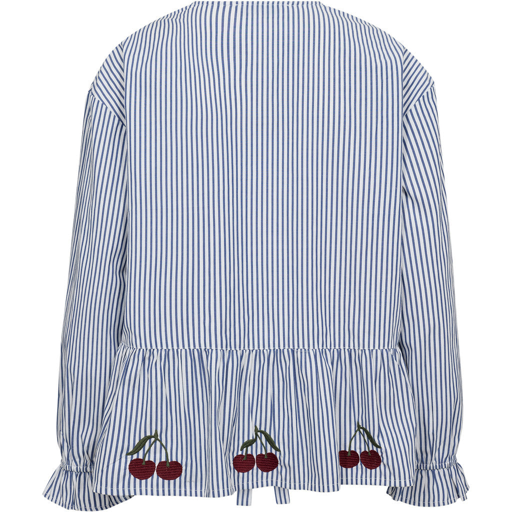 Alize Blouse Blue White