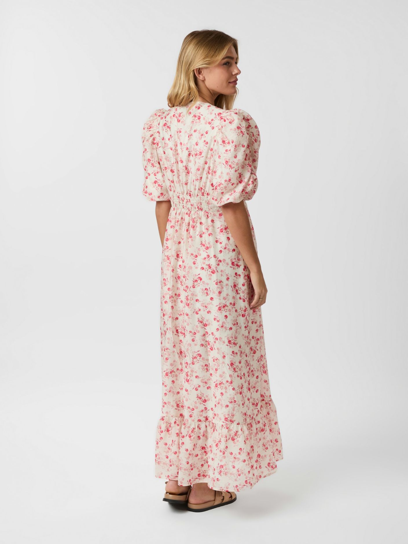 Rilana Pretty Flower Dress Red