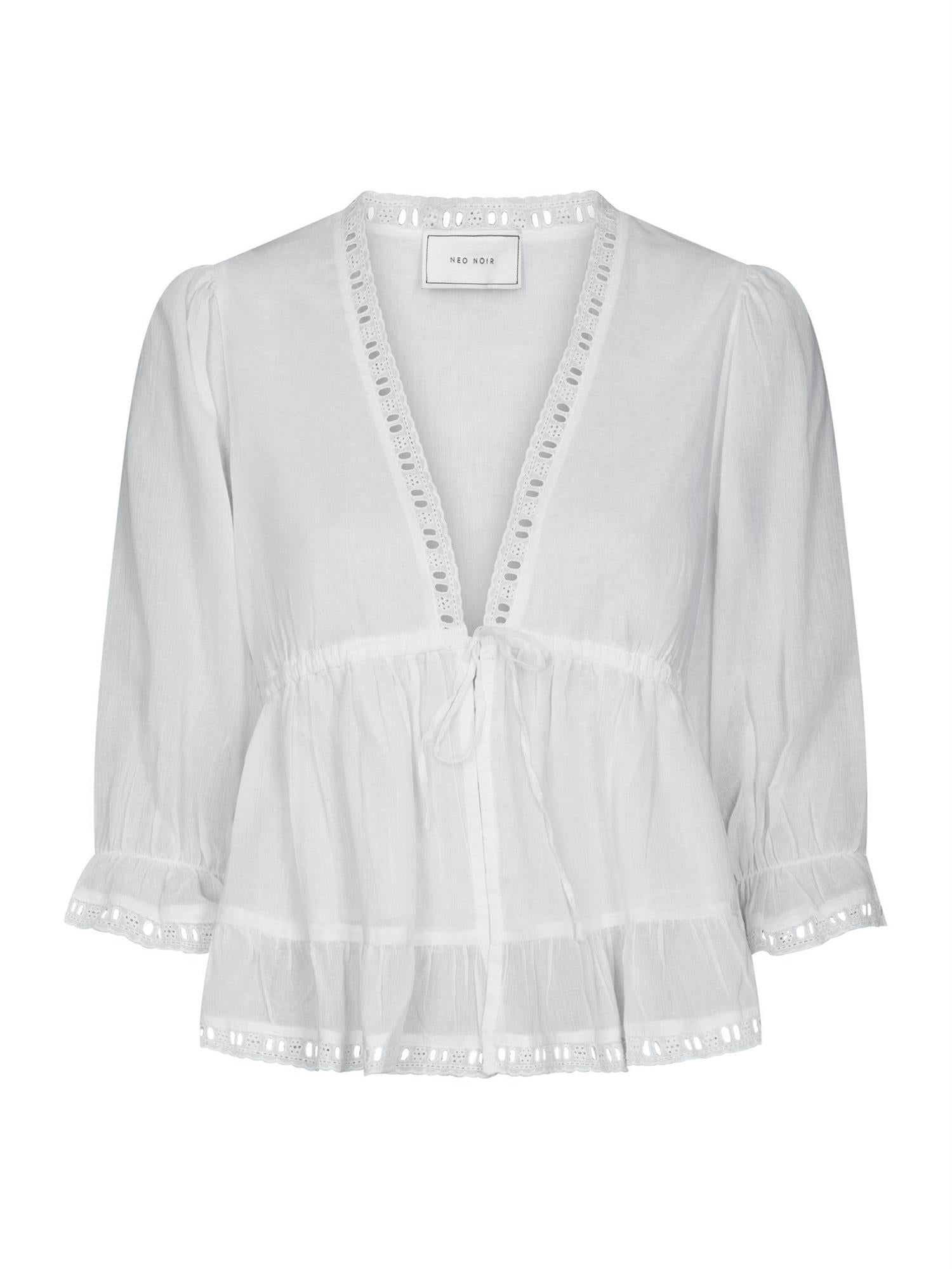 Adelia S Voile Blouse White