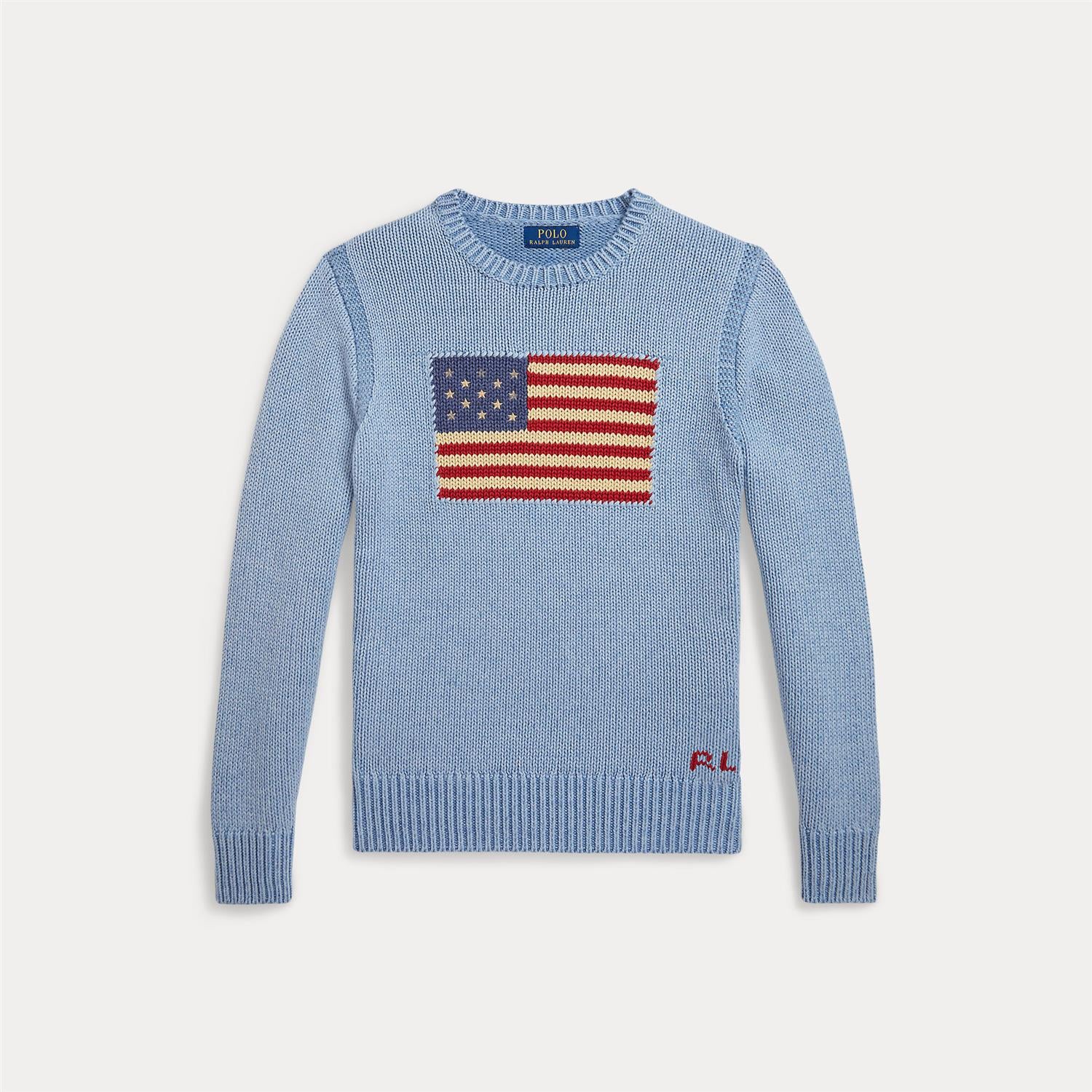 Cotton Pullover Blue Heather